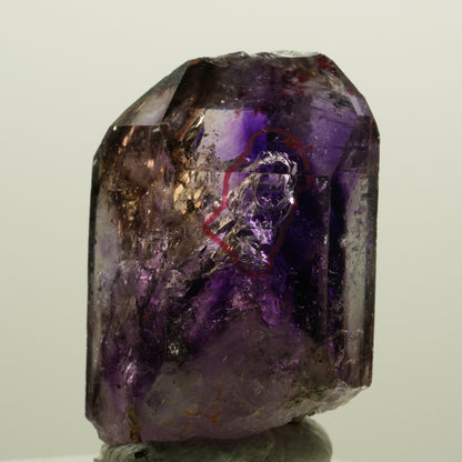 Enhydro Skelett Phantom Amethyst Spitze, große Blase Goboboseb, Namibia 29*21*16mm #14208