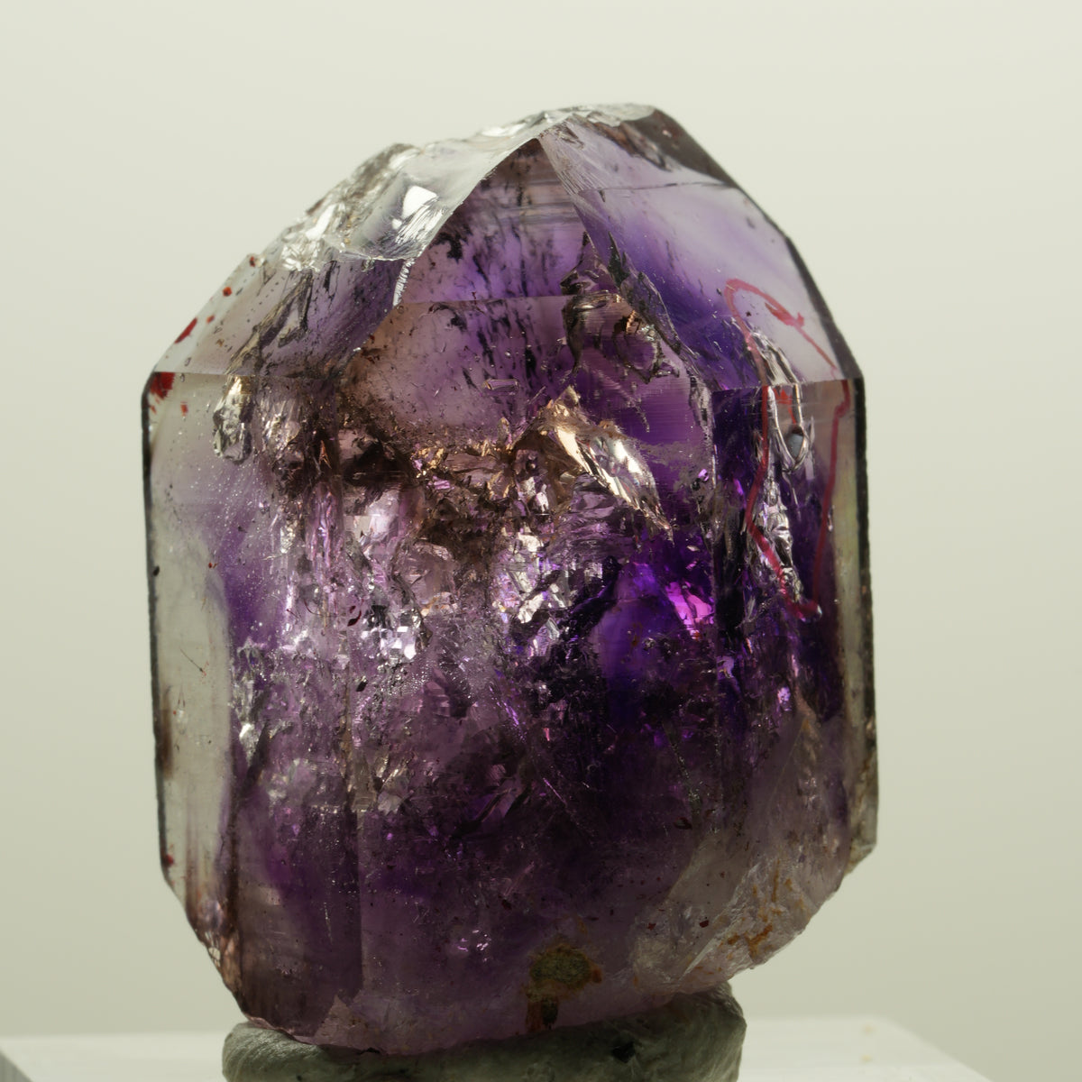 Enhydro Skelett Phantom Amethyst Spitze, große Blase Goboboseb, Namibia 29*21*16mm #14208