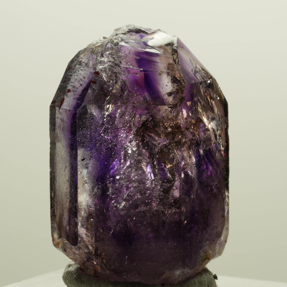 Enhydro Skelett Phantom Amethyst Spitze, große Blase Goboboseb, Namibia 29*21*16mm #14208