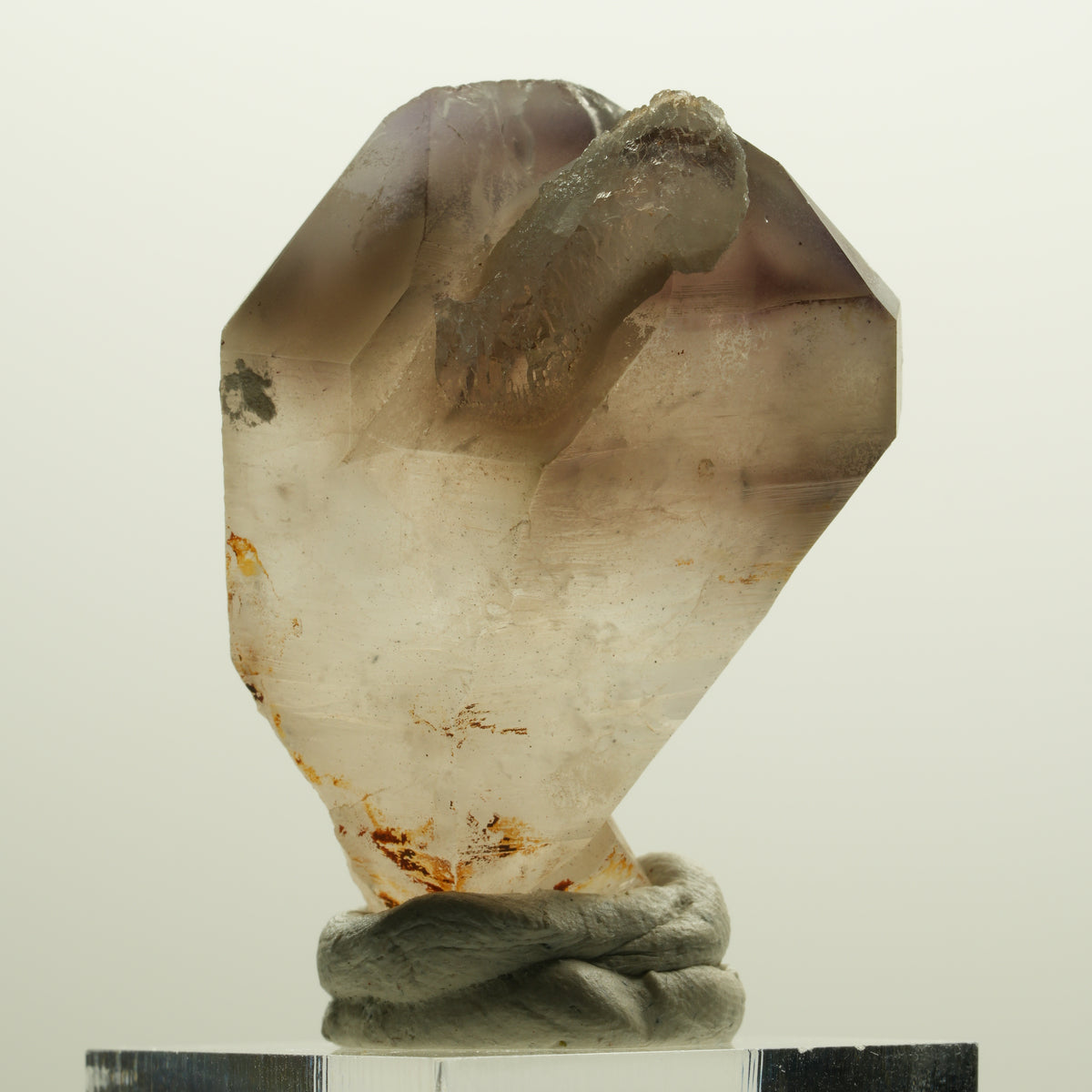 Seltene Phantom Amethyst Skelett Zepter Spitze Brandberg, Namibia 45*32*21mm #14209