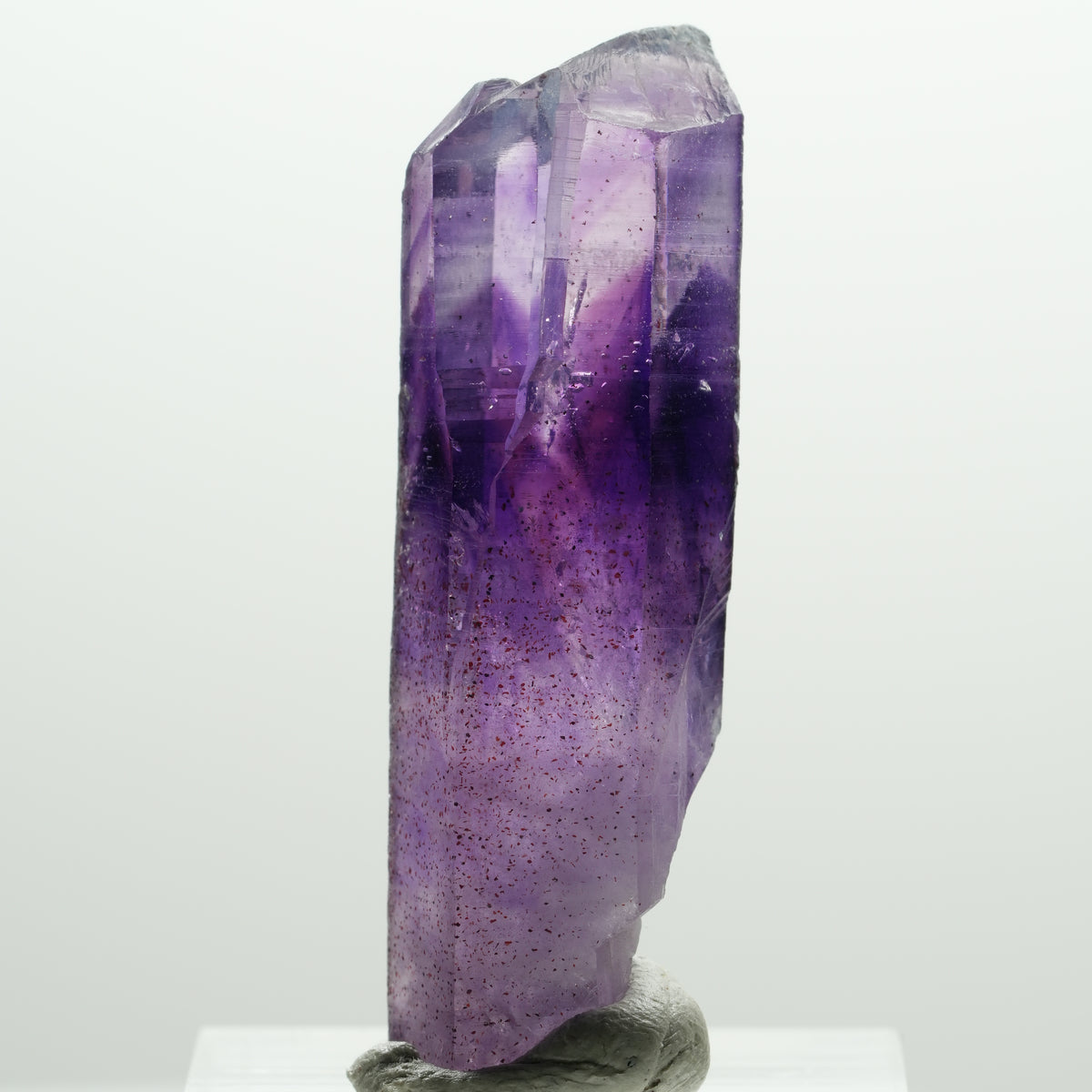 Seltene Skelett Phantom Amethyst Spitze Brandberg, Namibia 45*13*12mm #14212