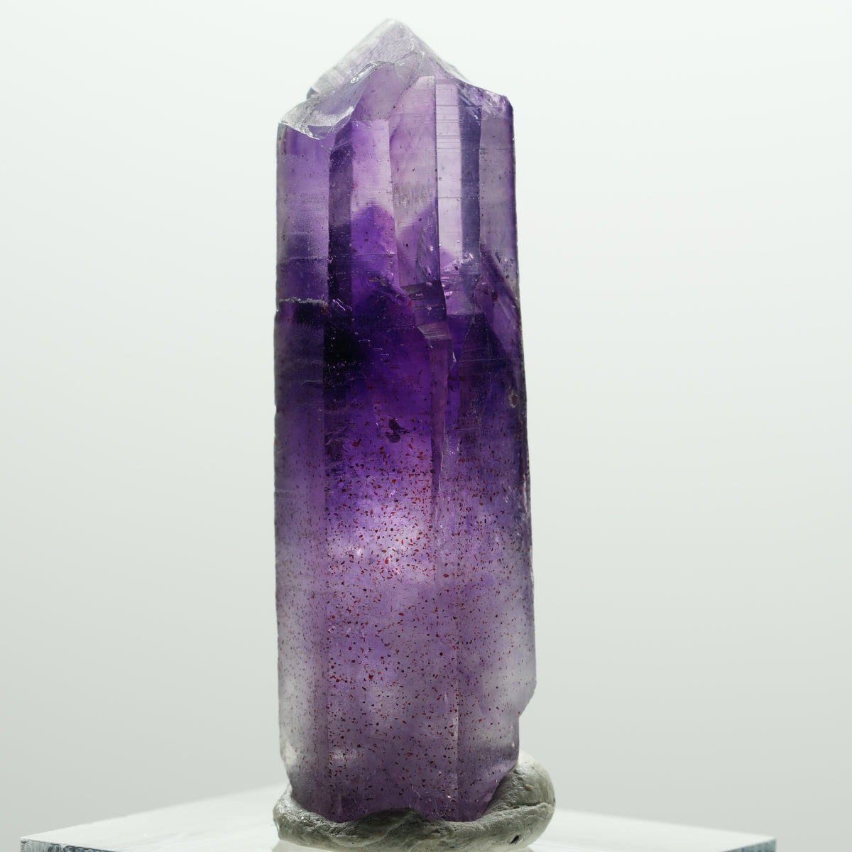 Seltene Skelett Phantom Amethyst Spitze Brandberg, Namibia 45*13*12mm #14212