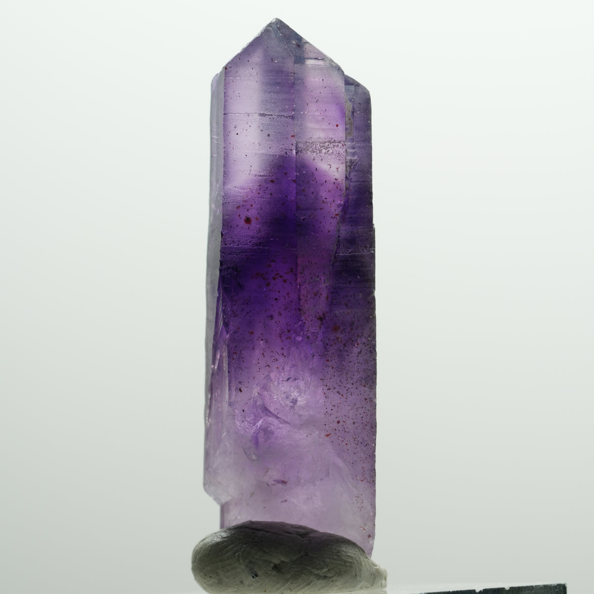 Seltene Skelett Phantom Amethyst Spitze Brandberg, Namibia 45*13*12mm #14212