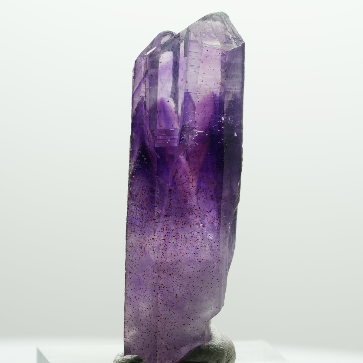 Seltene Skelett Phantom Amethyst Spitze Brandberg, Namibia 45*13*12mm #14212