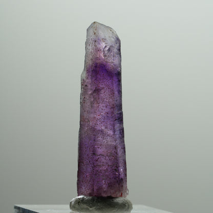 Seltene Phantom Skelett Amethyst mit Eisen Spitze Brandberg, Namibia 38*11*8mm #14213