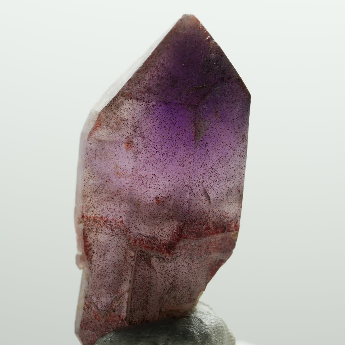 Skelett Phantom Amethyst Doppelender Spitze Brandberg, Namibia 39*19*14mm #14214
