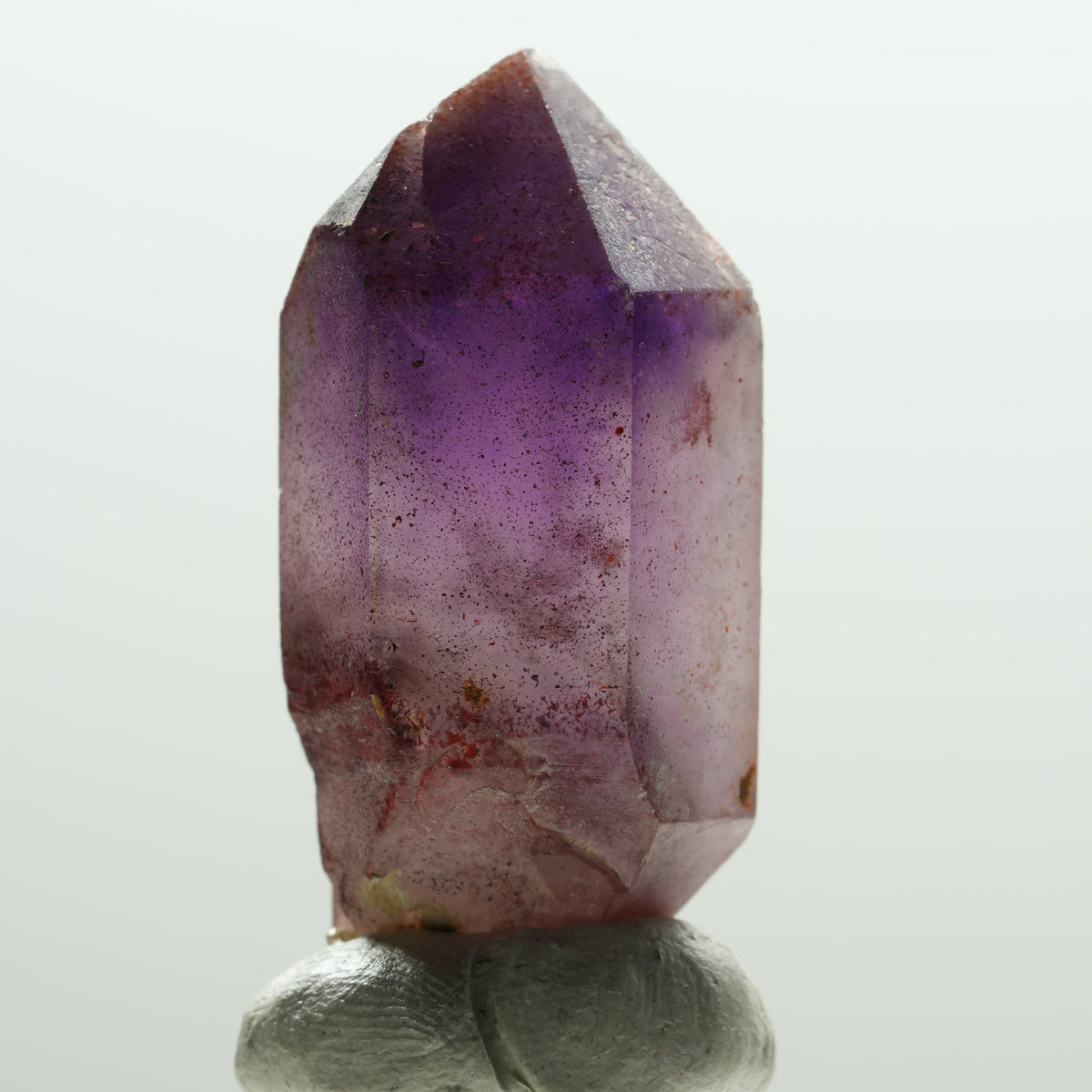 Skelett Phantom Amethyst Doppelender Spitze Brandberg, Namibia 39*19*14mm #14214