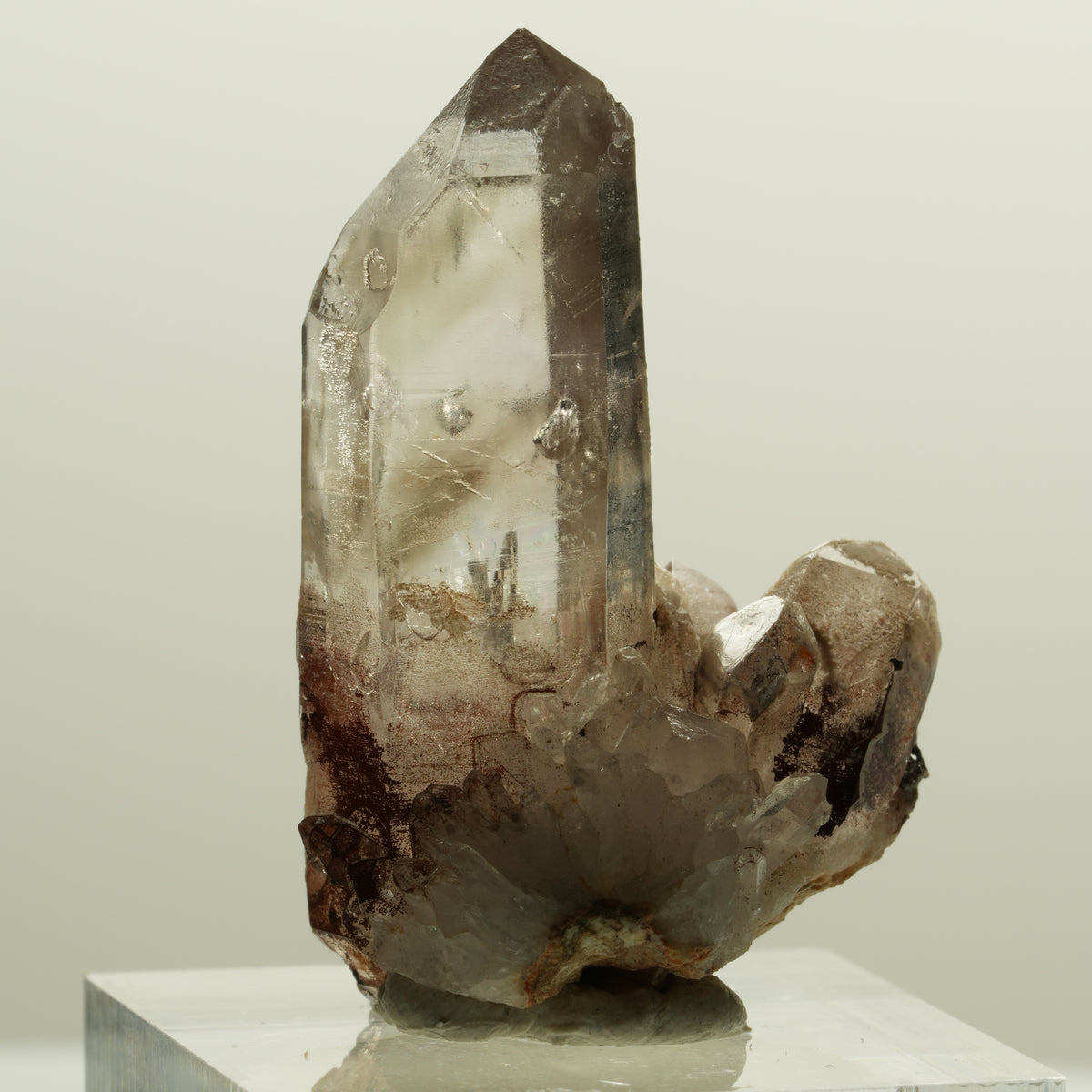 Skelett Phantom Rauchquarz Gruppe Goboboseb, Namibia 36*25*18mm #14217