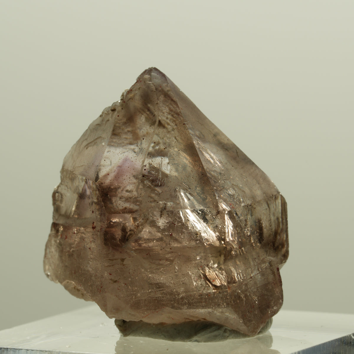 Seltene Phantom Rauchquarz Skelett Zepter Spitze Goboboseb, Namibia 22*20*20mm #14218