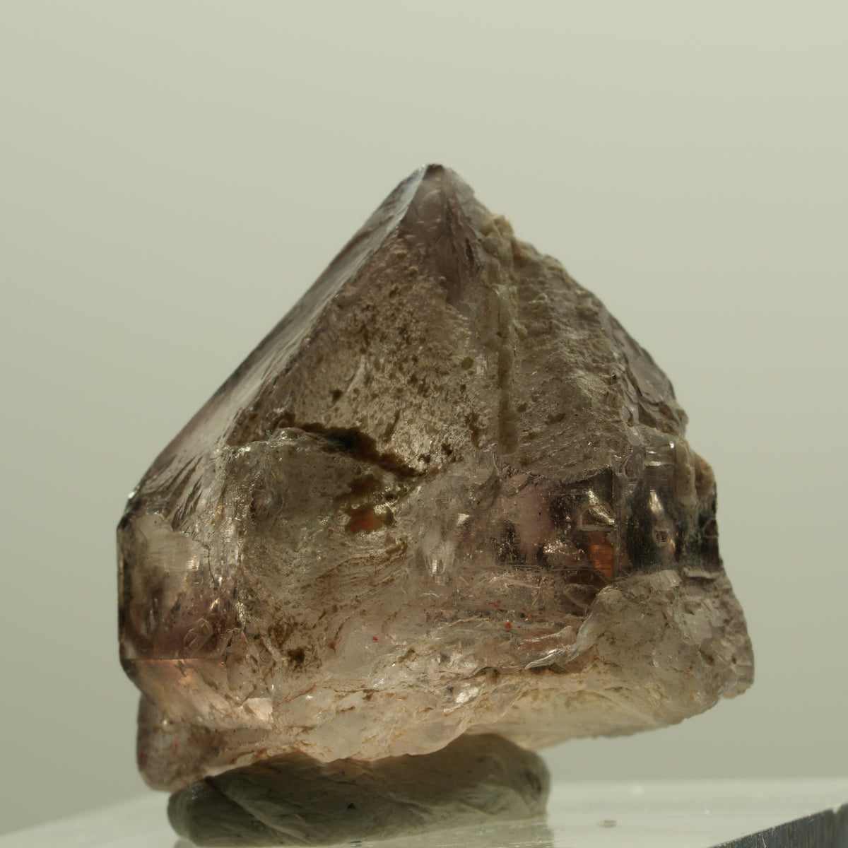 Seltene Phantom Rauchquarz Skelett Zepter Spitze Goboboseb, Namibia 22*20*20mm #14218