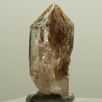 Enhydro Skelett Fenster Phantom Rauchquarz Zepter, 1x Blase Goboboseb, Namibia 30*15*13mm #14219