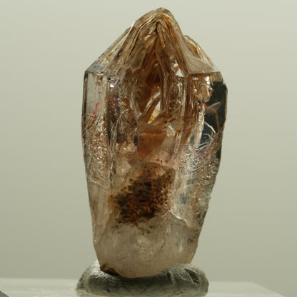 Enhydro Skelett Fenster Phantom Rauchquarz Zepter, 1x Blase Goboboseb, Namibia 30*15*13mm #14219