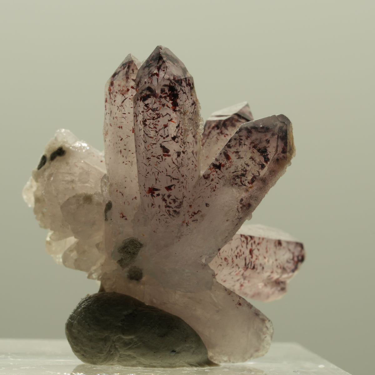 Seltene Harlekin Phantom Amethyst Gruppe Brandberg, Namibia 25*22*17mm #14222