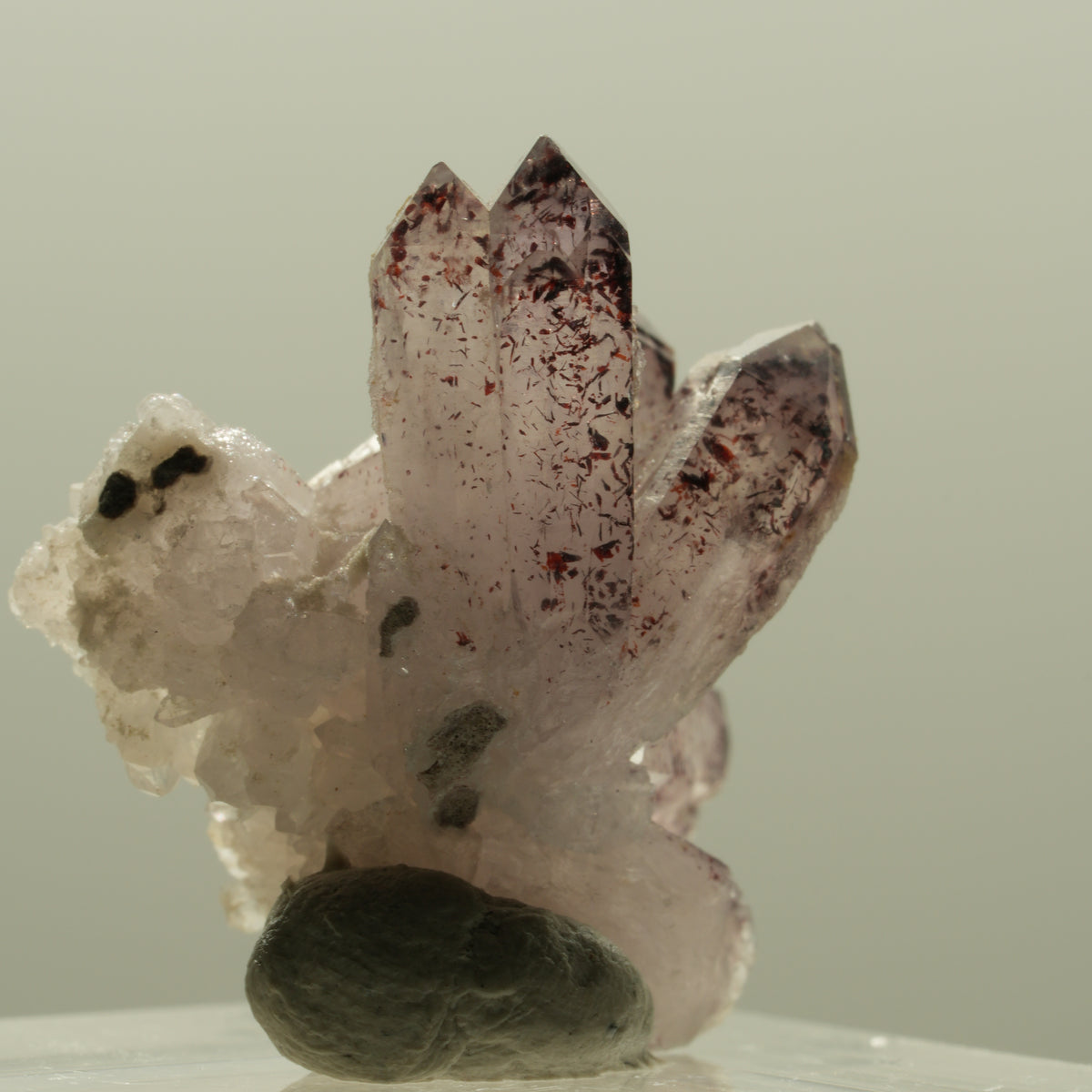 Seltene Harlekin Phantom Amethyst Gruppe Brandberg, Namibia 25*22*17mm #14222