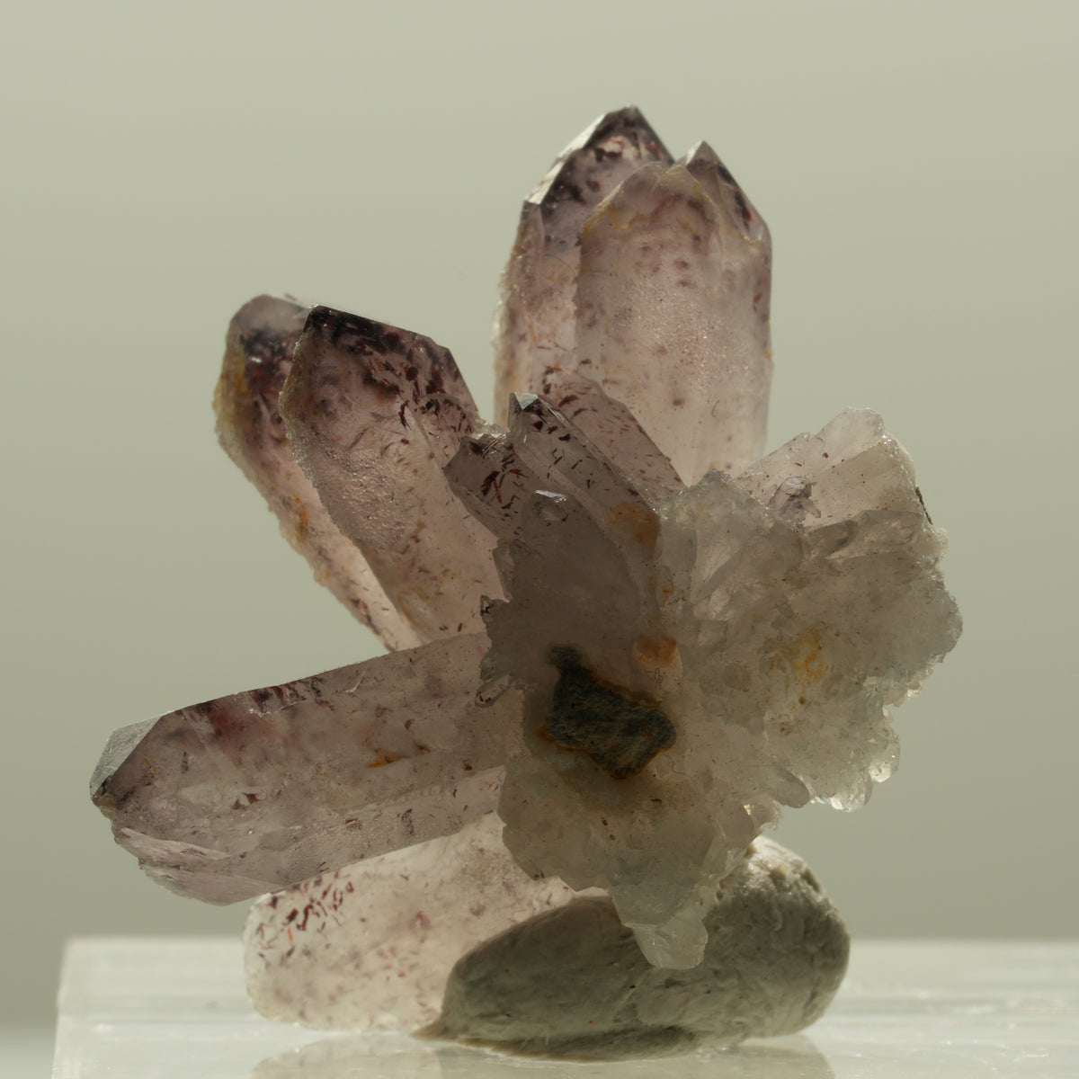 Seltene Harlekin Phantom Amethyst Gruppe Brandberg, Namibia 25*22*17mm #14222