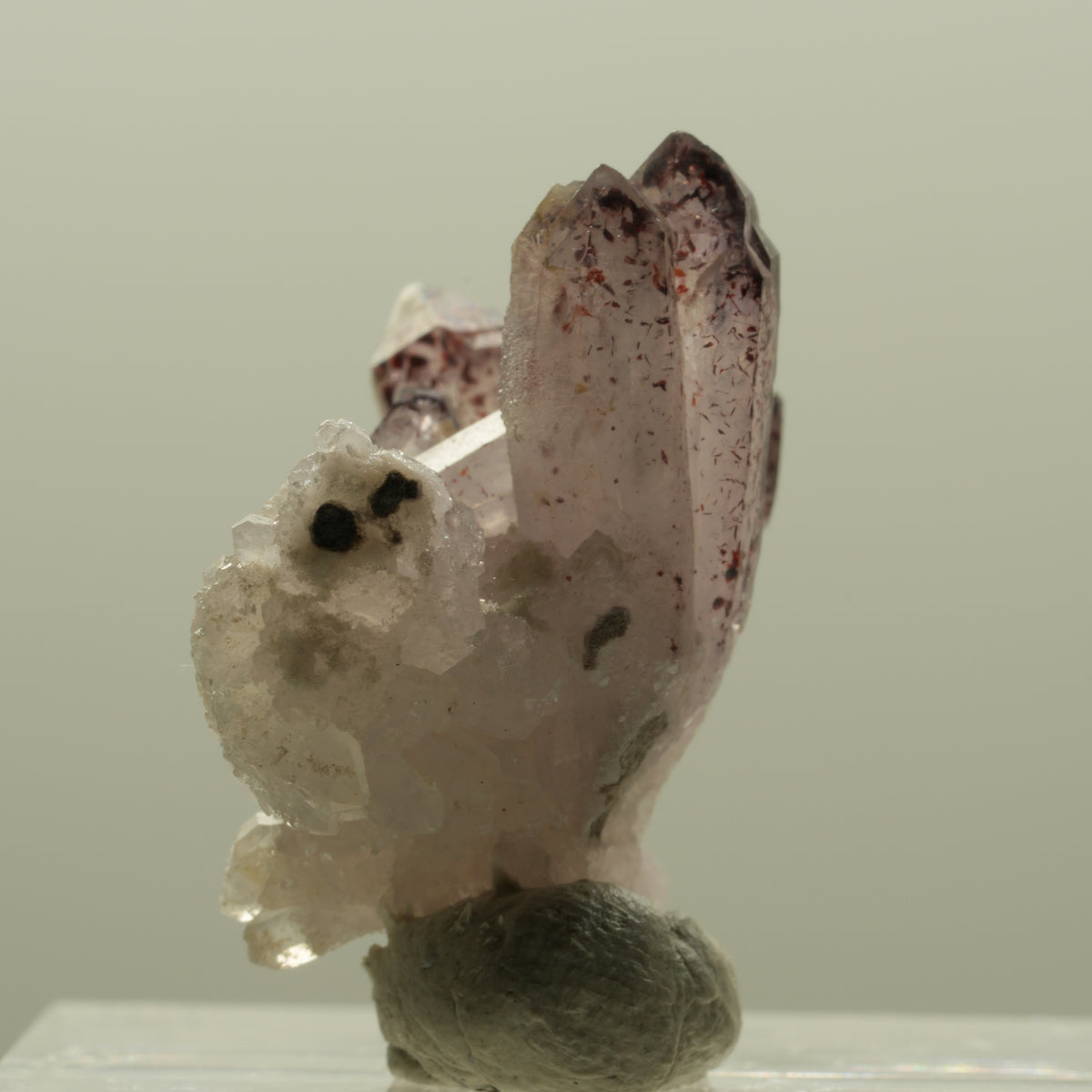Seltene Harlekin Phantom Amethyst Gruppe Brandberg, Namibia 25*22*17mm #14222