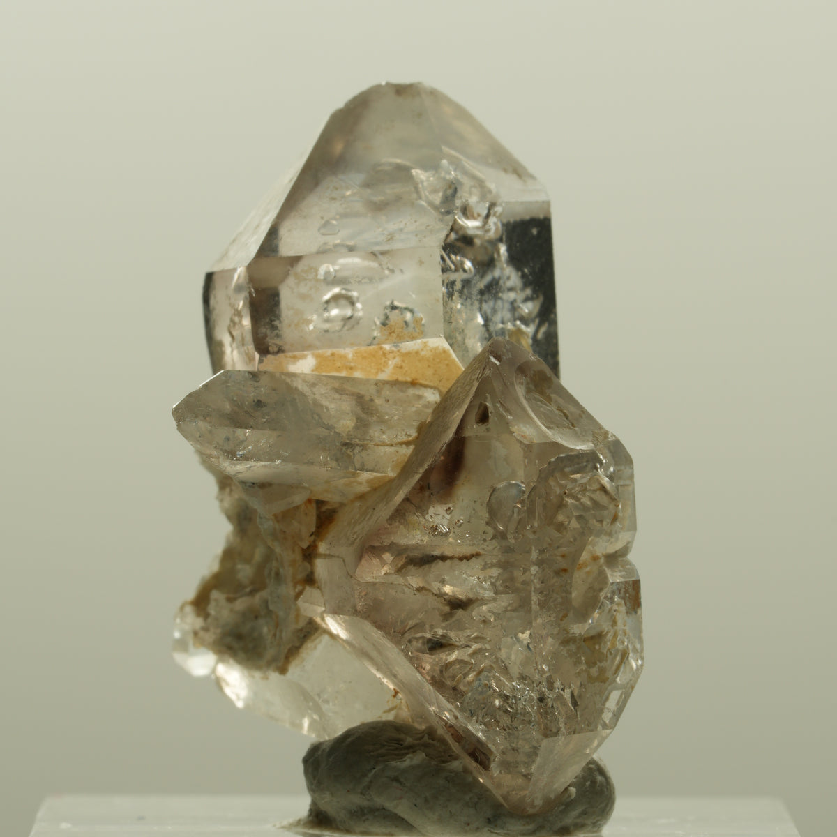 Skelett Phantom Rauchquarz Doppelender Gruppe Goboboseb, Namibia 29*25*18mm #14223