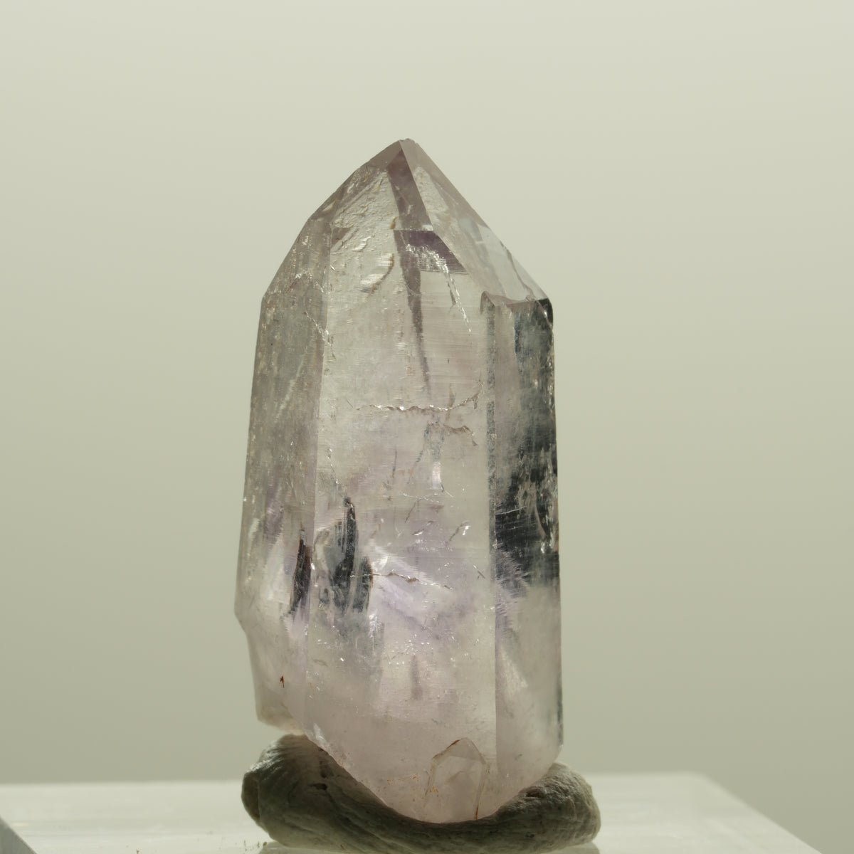 Seltene Skelett Phantom Amethyst Spitze Goboboseb, Namibia 27*12*9mm #14228