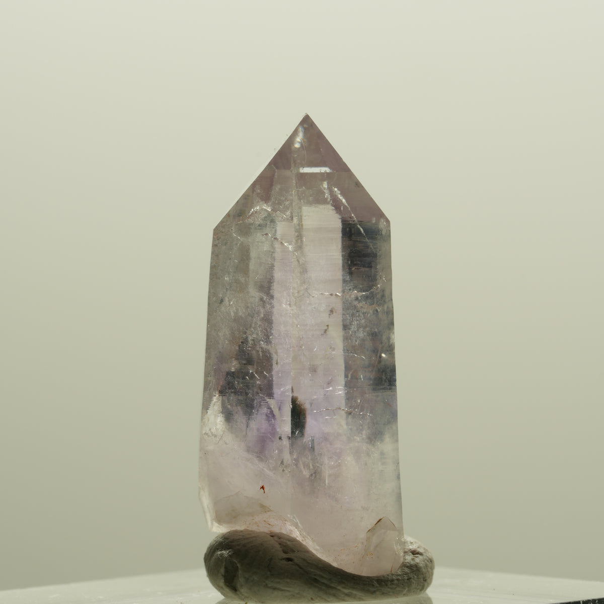 Seltene Skelett Phantom Amethyst Spitze Goboboseb, Namibia 27*12*9mm #14228