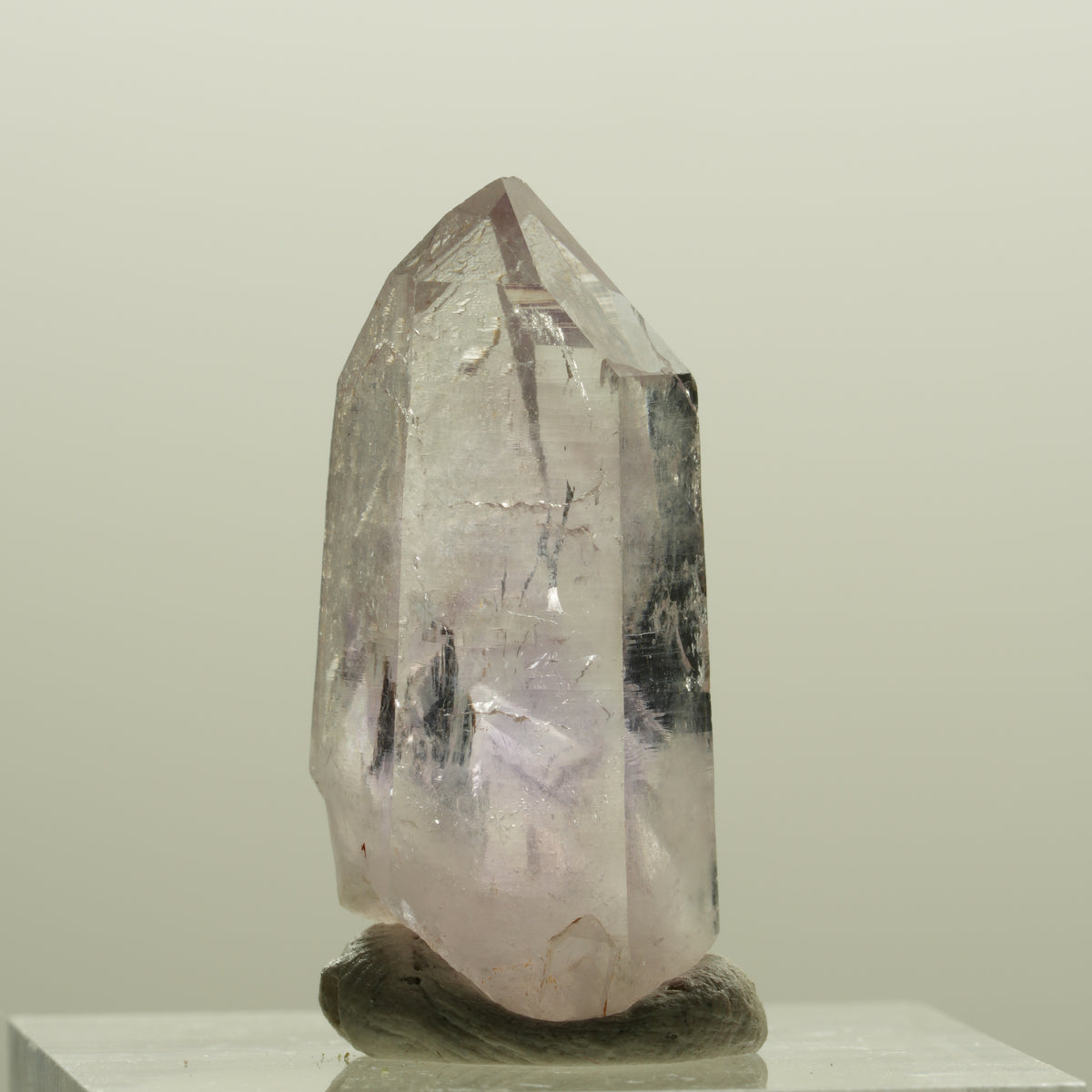 Seltene Skelett Phantom Amethyst Spitze Goboboseb, Namibia 27*12*9mm #14228