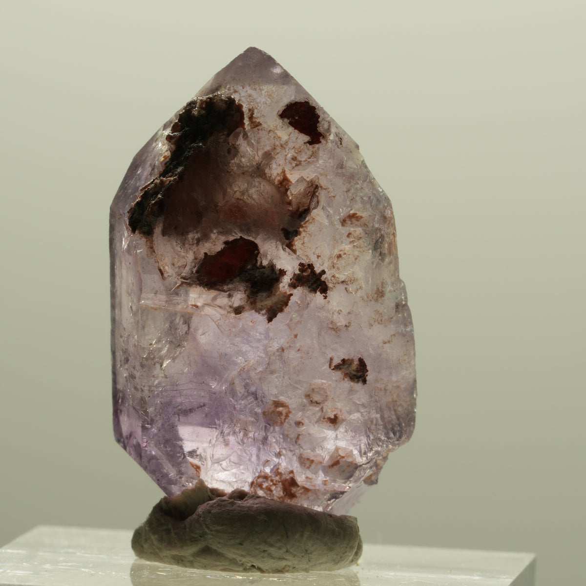 Skelett Phantom Amethyst Doppelender Spitze Brandberg, Namibia 30*17*11mm #14229