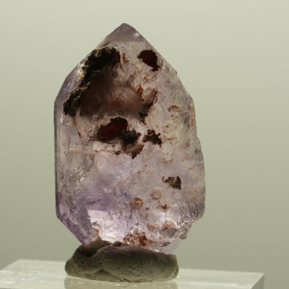 Skelett Phantom Amethyst Doppelender Spitze Brandberg, Namibia 30*17*11mm #14229