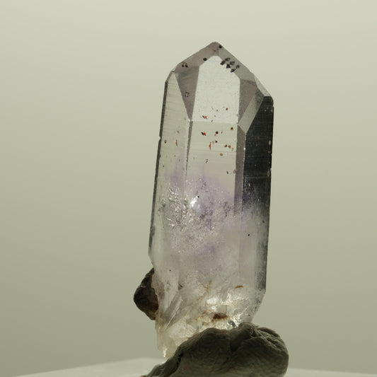 Seltene Harlekin Phantom Amethyst Spitze Streep Mine, Goboboseb, Namibia 30*10*9mm #14230