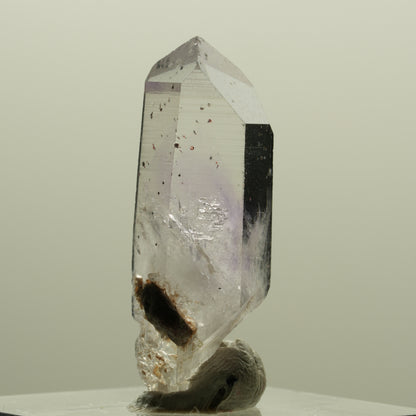 Seltene Harlekin Phantom Amethyst Spitze Streep Mine, Goboboseb, Namibia 30*10*9mm #14230