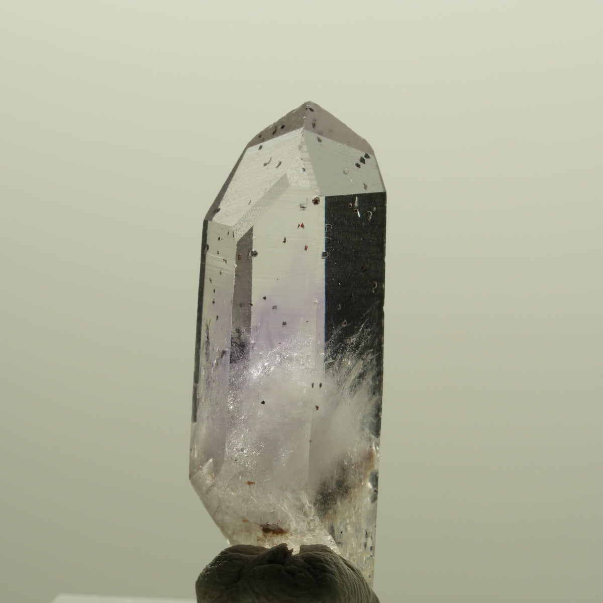 Seltene Harlekin Phantom Amethyst Spitze Streep Mine, Goboboseb, Namibia 30*10*9mm #14230