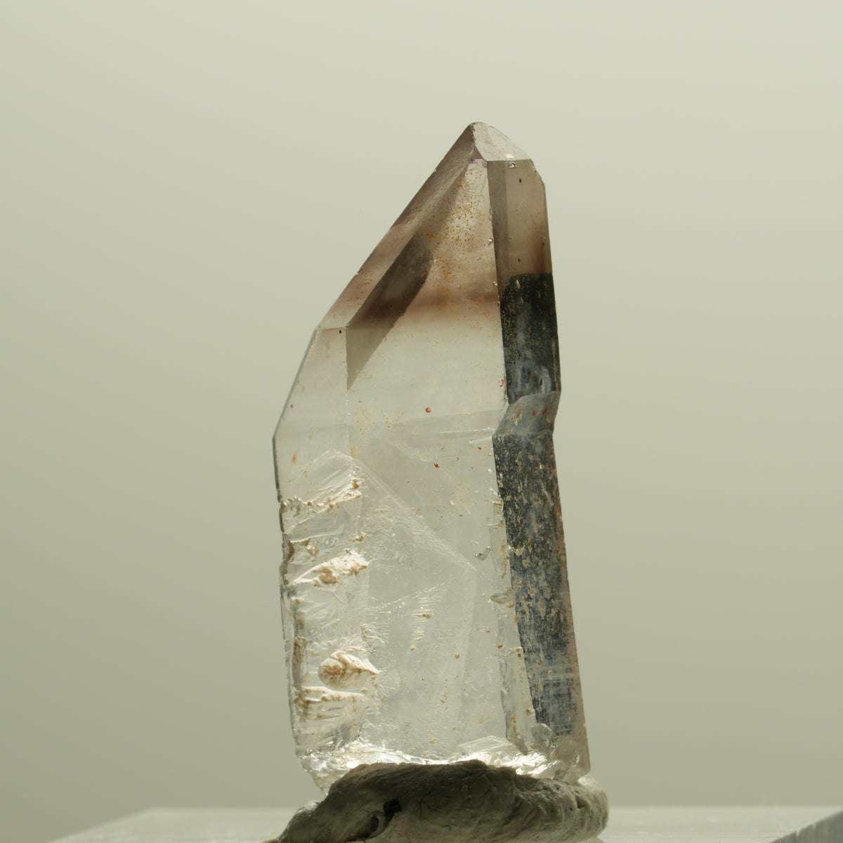 Seltene Phantom Rauchquarz Skelett Zepter Spitze Goboboseb, Namibia 28*11*99mm #14231
