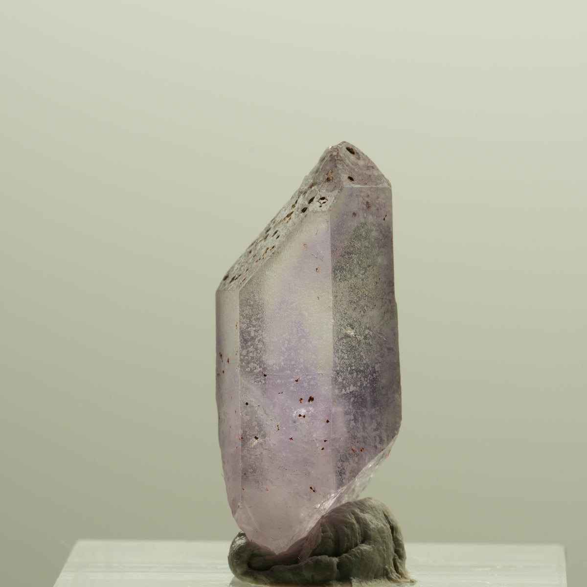 Enhydro Skelett Phantom Amethyst Spitze, 1x Blase Brandberg, Namibia 25*10*9mm #14232