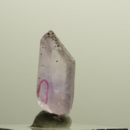 Enhydro Skelett Phantom Amethyst Spitze, 1x Blase Brandberg, Namibia 25*10*9mm #14232