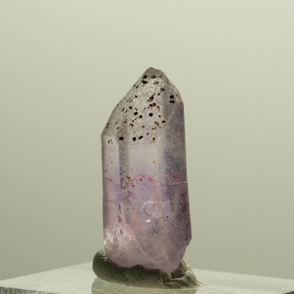 Enhydro Skelett Phantom Amethyst Spitze, 1x Blase Brandberg, Namibia 25*10*9mm #14232