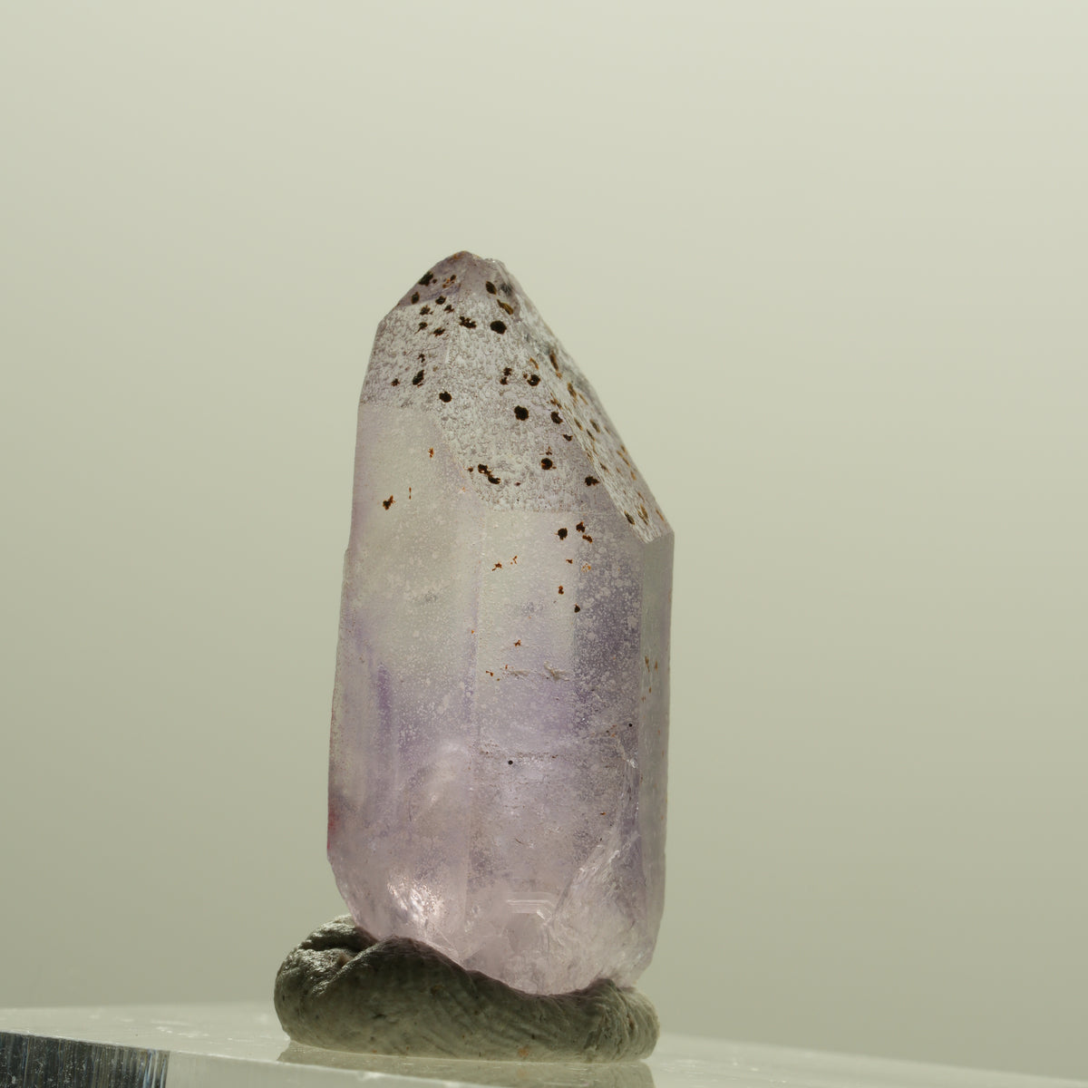 Enhydro Skelett Phantom Amethyst Spitze, 1x Blase Brandberg, Namibia 25*10*9mm #14232