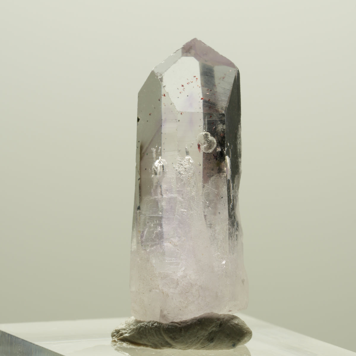 Seltene Harlekin Phantom Amethyst Spitze Streep Mine, Goboboseb, Namibia 31*14*9mm #14234