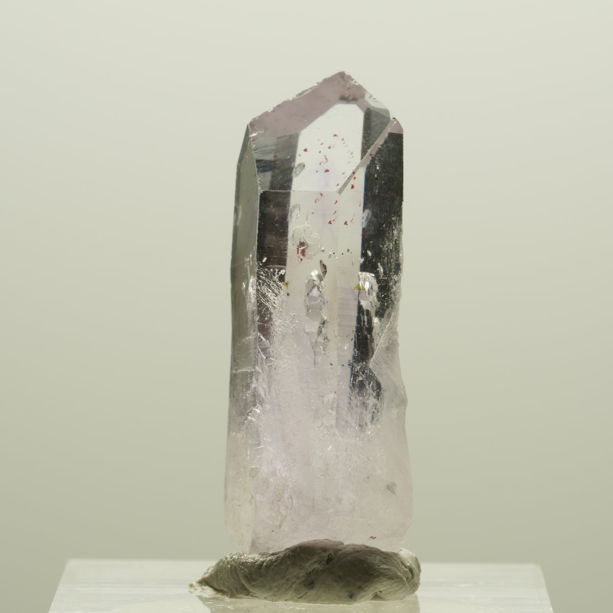 Seltene Harlekin Phantom Amethyst Spitze Streep Mine, Goboboseb, Namibia 31*14*9mm #14234