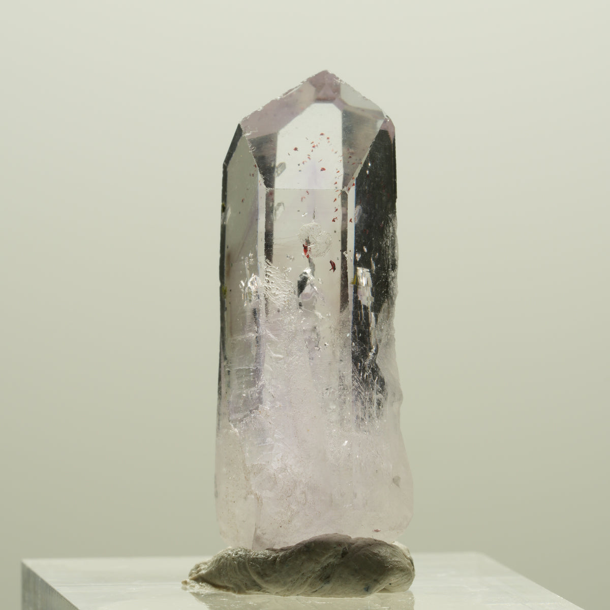 Seltene Harlekin Phantom Amethyst Spitze Streep Mine, Goboboseb, Namibia 31*14*9mm #14234