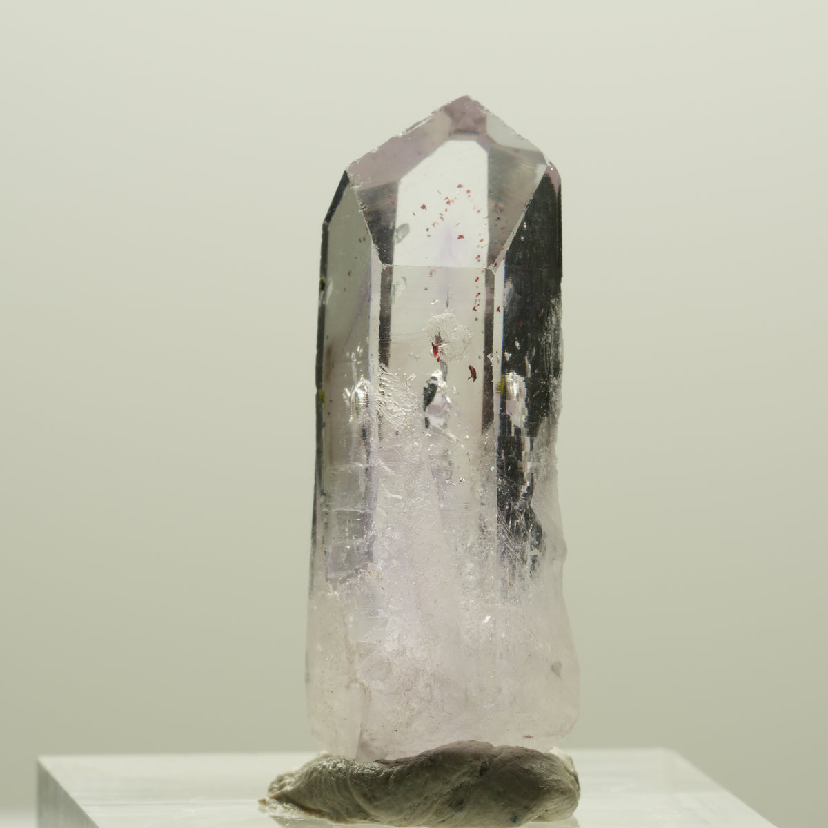 Seltene Harlekin Phantom Amethyst Spitze Streep Mine, Goboboseb, Namibia 31*14*9mm #14234