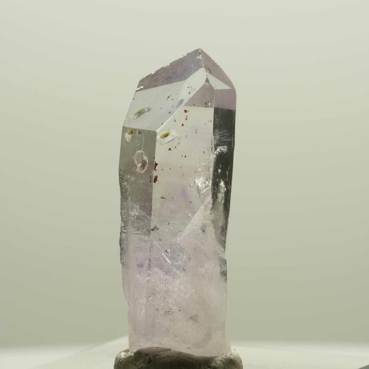 Seltene Harlekin Phantom Amethyst Spitze Streep Mine, Goboboseb, Namibia 31*14*9mm #14234