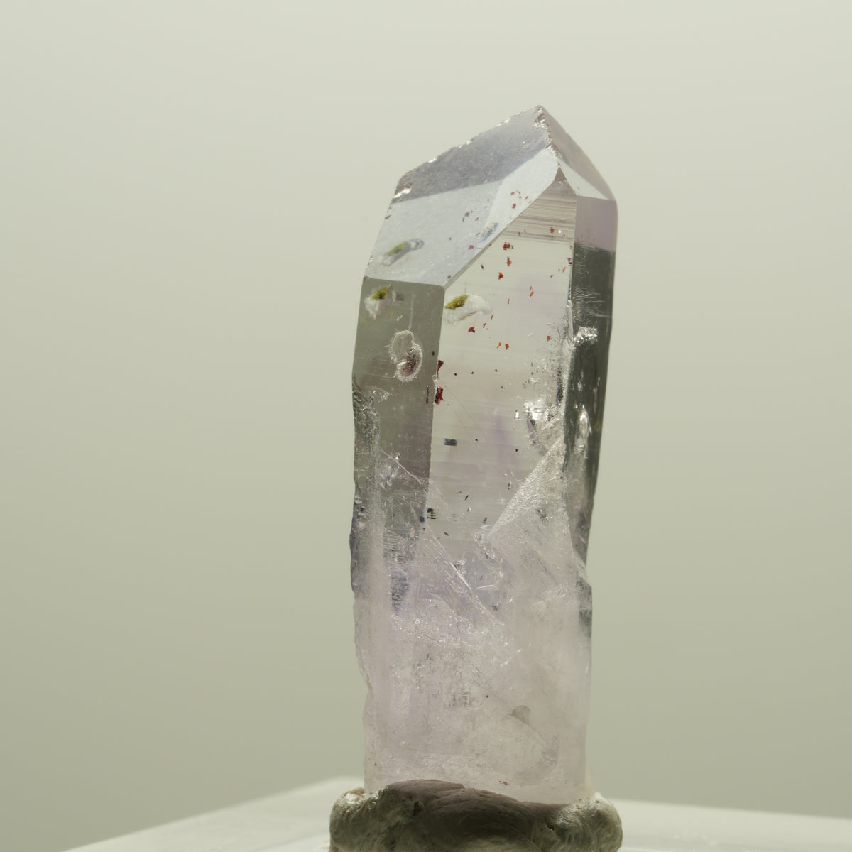Seltene Harlekin Phantom Amethyst Spitze Streep Mine, Goboboseb, Namibia 31*14*9mm #14234
