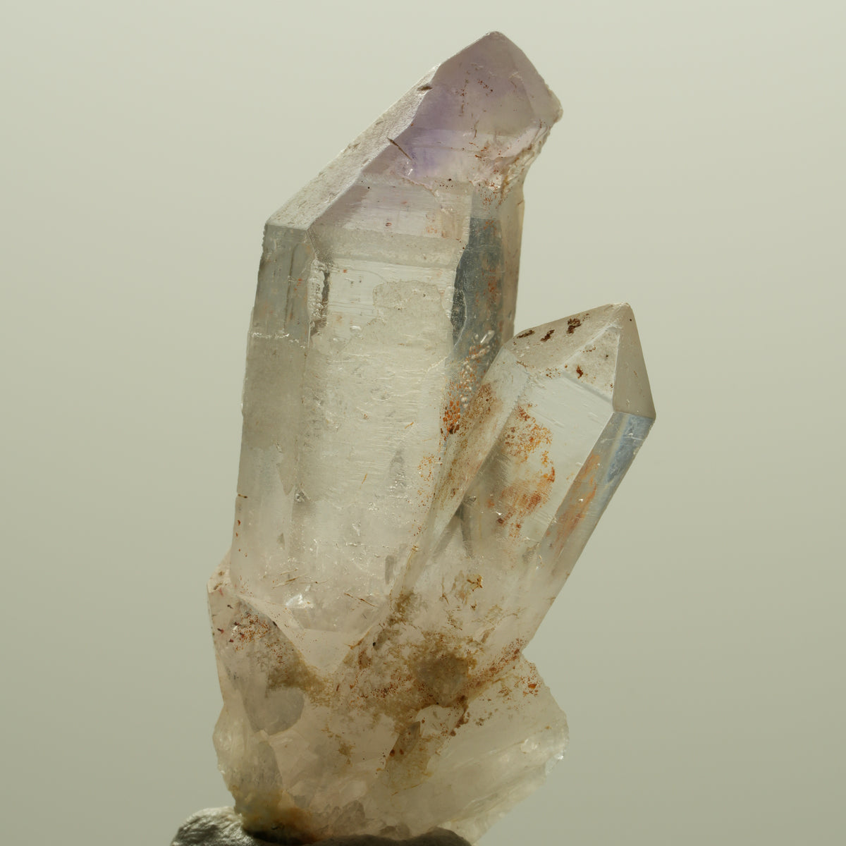 Seltene Phantom Amethyst Skelett Zepter Gruppe Goboboseb, Namibia 37*16*12mm #14238