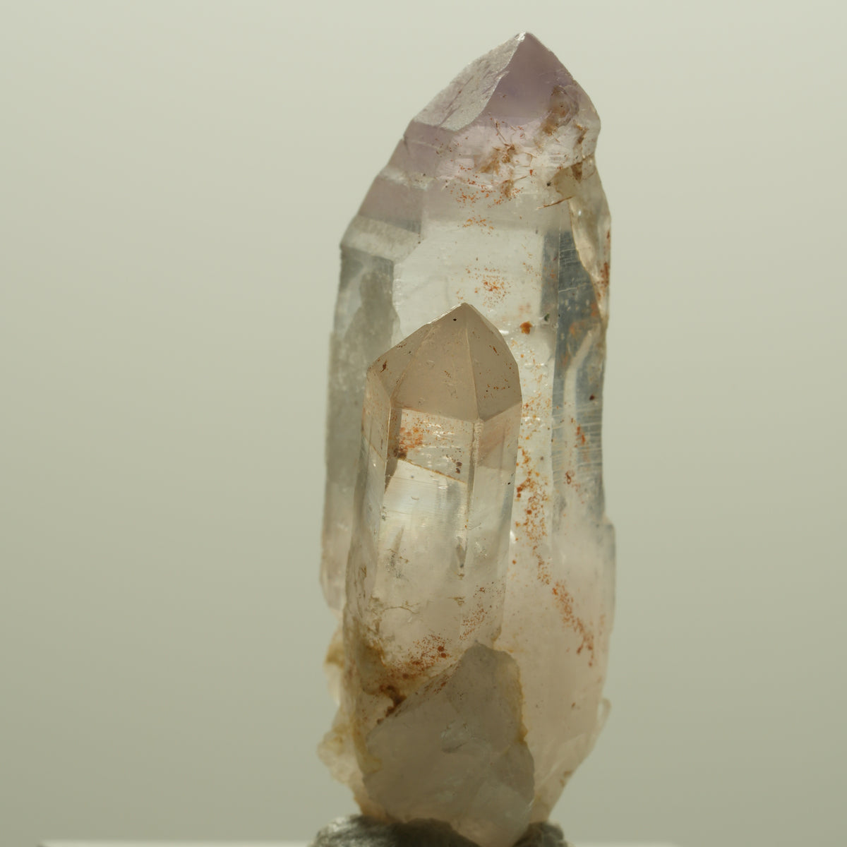 Seltene Phantom Amethyst Skelett Zepter Gruppe Goboboseb, Namibia 37*16*12mm #14238