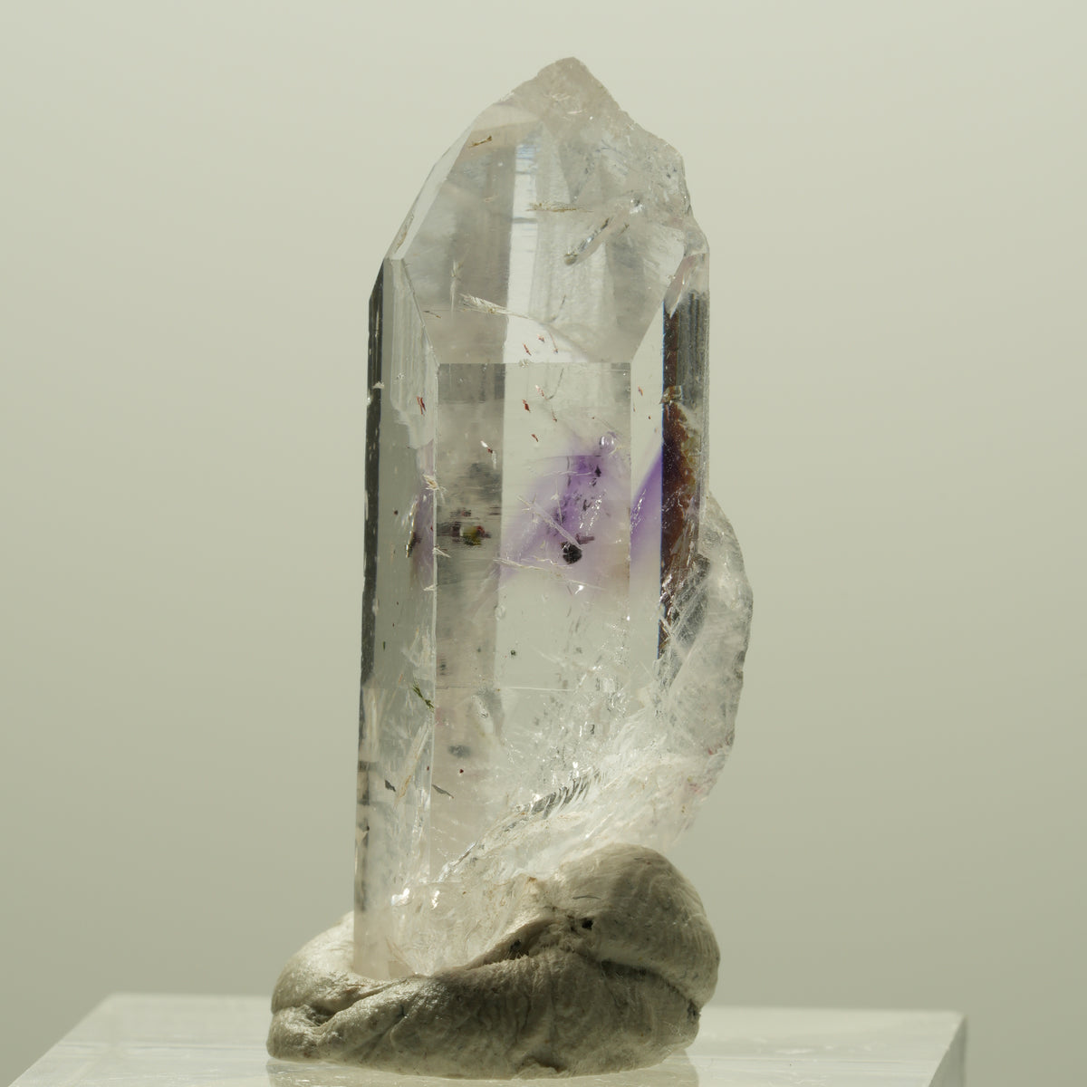 Seltene Harlekin Phantom Amethyst Spitze Streep Mine, Goboboseb, Namibia 33*14*11mm #14240