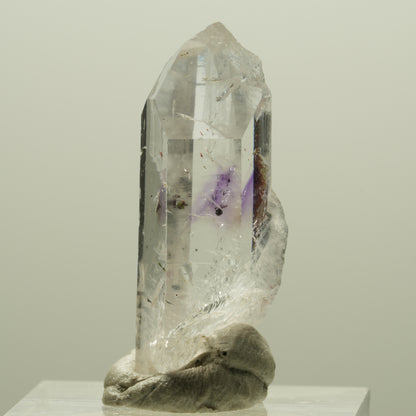 Seltene Harlekin Phantom Amethyst Spitze Streep Mine, Goboboseb, Namibia 33*14*11mm #14240