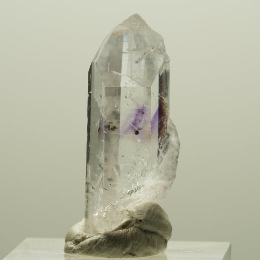 Seltene Harlekin Phantom Amethyst Spitze Streep Mine, Goboboseb, Namibia 33*14*11mm #14240