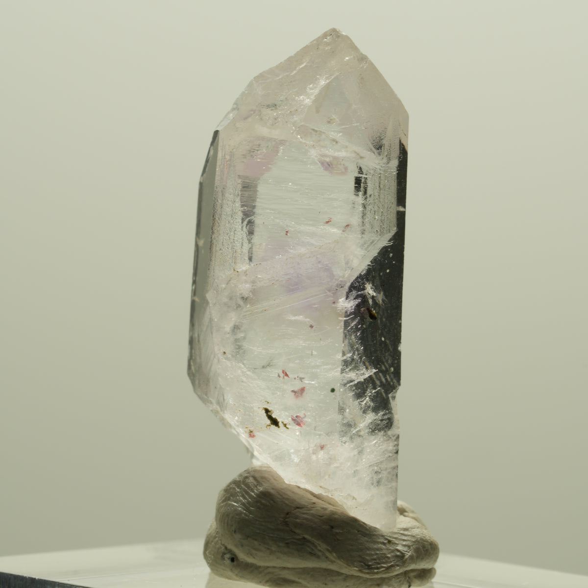 Seltene Harlekin Phantom Amethyst Spitze Streep Mine, Goboboseb, Namibia 33*14*11mm #14240