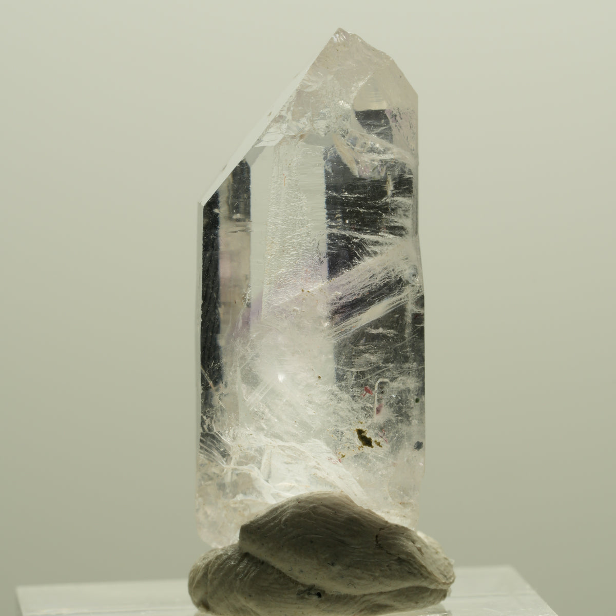 Seltene Harlekin Phantom Amethyst Spitze Streep Mine, Goboboseb, Namibia 33*14*11mm #14240