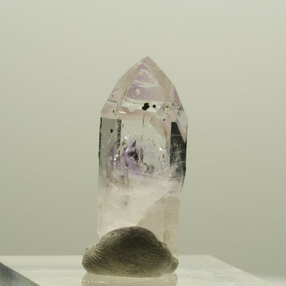 Seltene Skelett Phantom Amethyst mit Hämatit Streep Mine, Goboboseb, Namibia 26*11*9mm #14241