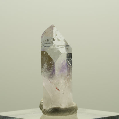 Seltene Skelett Phantom Amethyst mit Hämatit Streep Mine, Goboboseb, Namibia 26*11*9mm #14241
