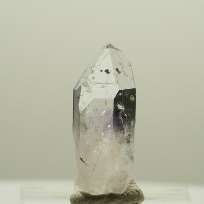 Seltene Skelett Phantom Amethyst mit Hämatit Streep Mine, Goboboseb, Namibia 26*11*9mm #14241